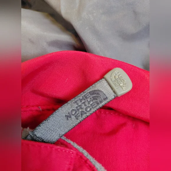 The North Face Vibrant Red Jacket with Gray Details - Picture 12 of 14
